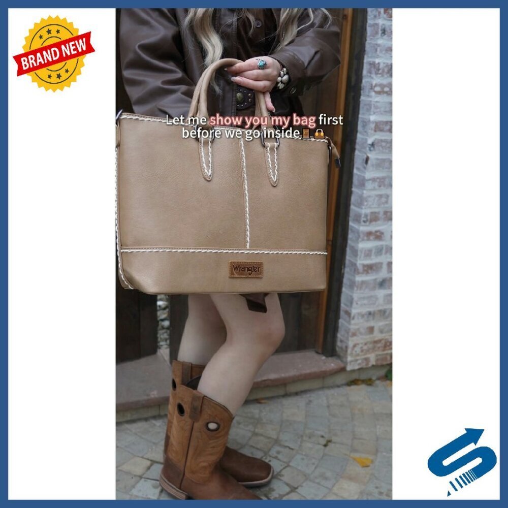 Spacious PU Leather Tote Bag with Removable Card Holder & Adjustable Strap - Picture 8 of 8